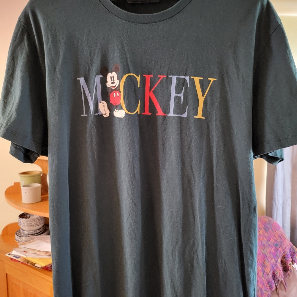 Disney Mickey Mouse Extra Large T Shirt Green